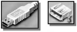 Type A USB plug and Type A USB socket
