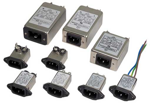 Elektrischer Stecker filtern