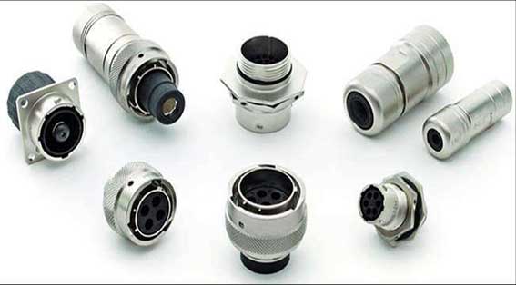 Double-head sealed shielded circular connector