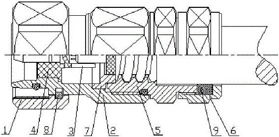 Processing method of radio frequency coaxial cable connector