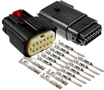 Kit 16-polige Buchse wasserdichter elektrischer Kabelstecker