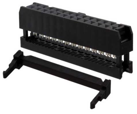 fc 16p IDC-Buchse mit flachem Farbband