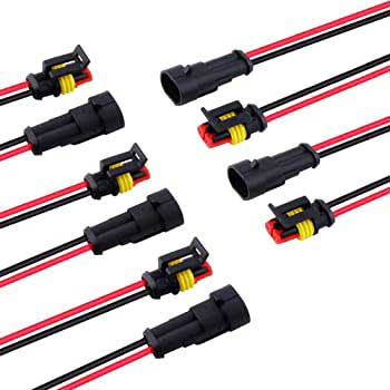 Waterproof Electrical Connector 1.0mm² 18 AWG Wire Harness