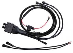 Car rear view mirror wiring harness