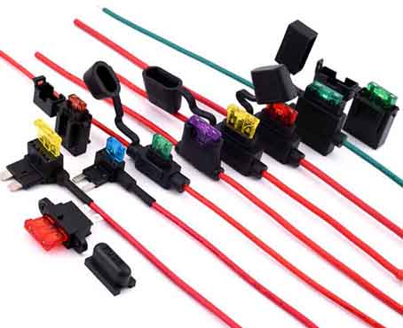 Wire harness for car fuse box