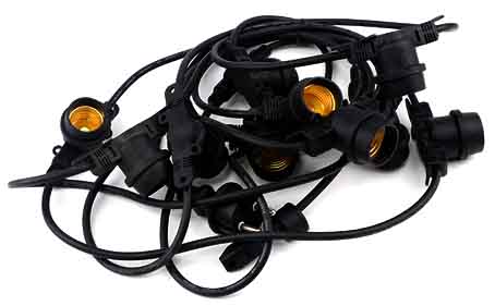 European standard waterproof light string, American standard light string cable