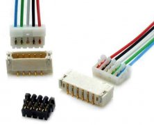 Piercing terminal wire for PCB connector