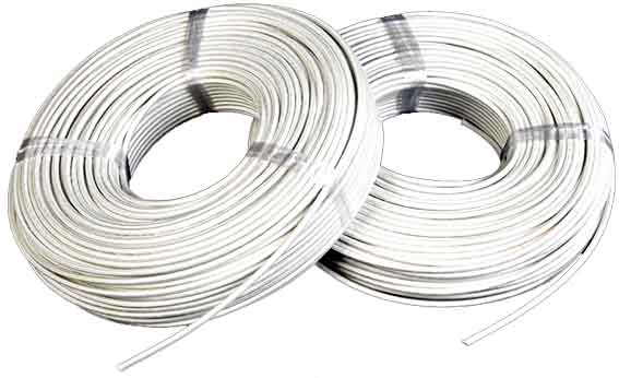 Glass fiber braided fire-resistant wire