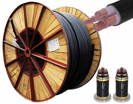 XLPE insulated power cable