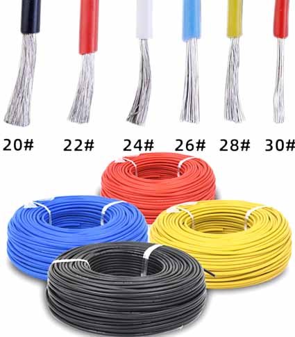 Tinned copper extra soft silicone wire 20~30 AWG