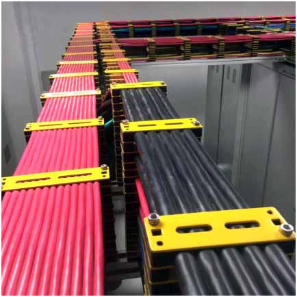 Correct installation of cables