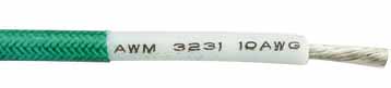 600V UL3974 silicone braided wire