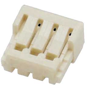 Paso de 0,80 mm, conector de cable a placa